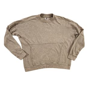 Like Love Mineral Washed Pull Over Sweatshirt Women's Small